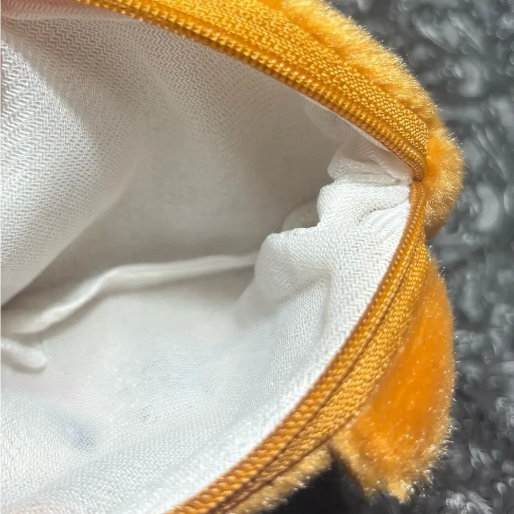 Cute Orange Bear Plush Coin Purse - Kids Accessories NWOT